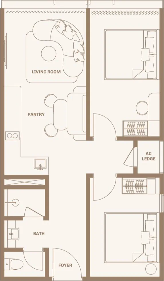 Divine KLCC Layout Plan Type B6