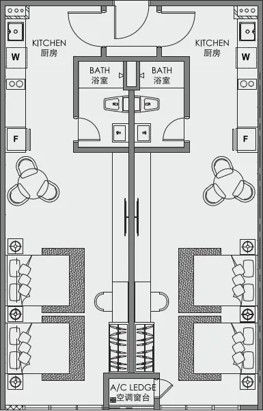 Type S3 Dual-Key Layout 988 sq ft Centrix KLCC maximizing ROI