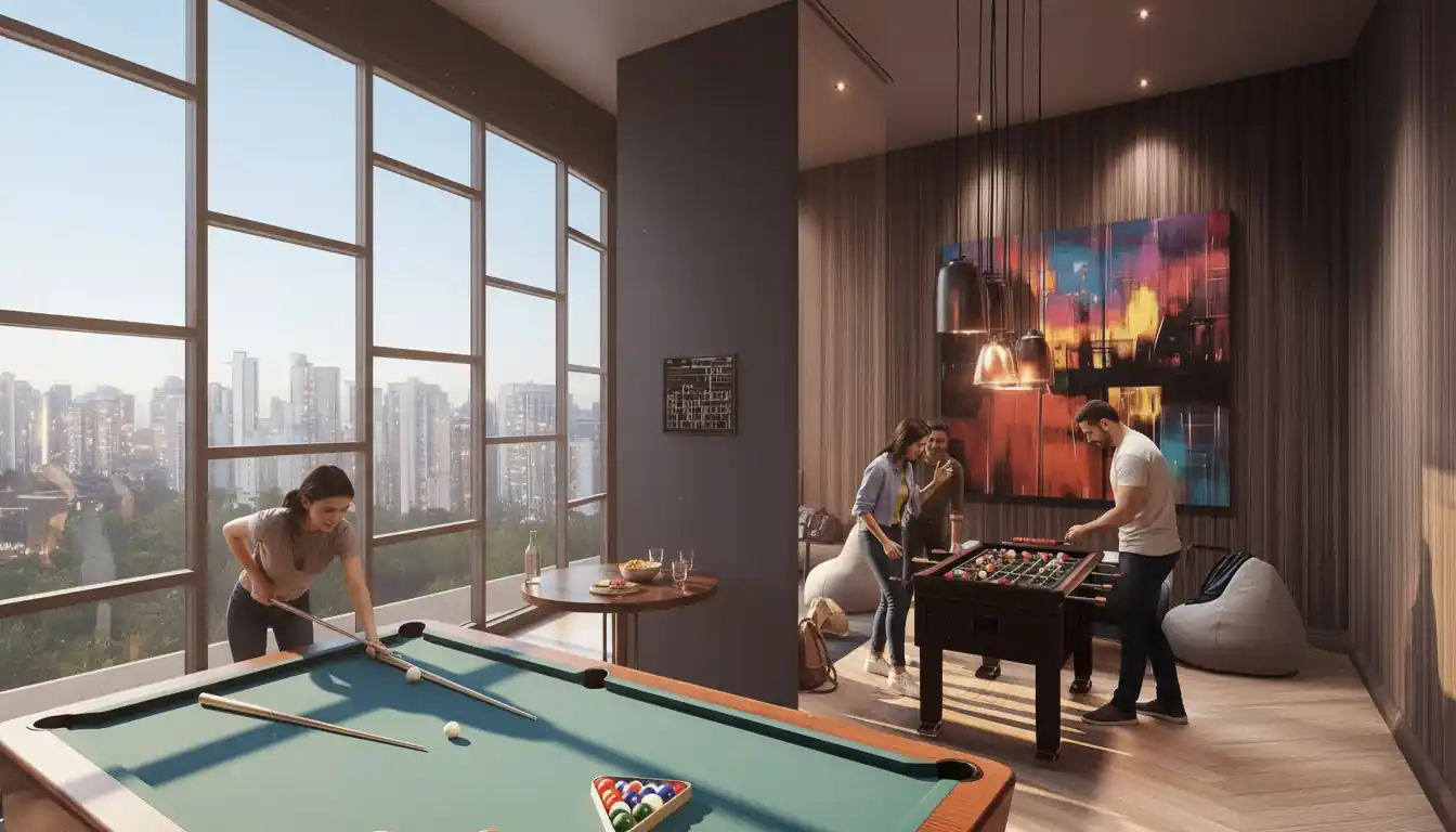 Modern indoor Games Room facility at Centrix KLCC