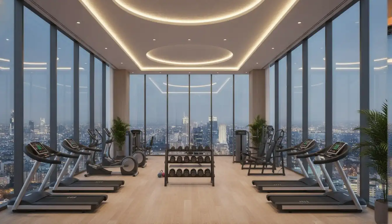 Sky Gym Panoramic View of Kuala Lumpur City Skyline KLCC
