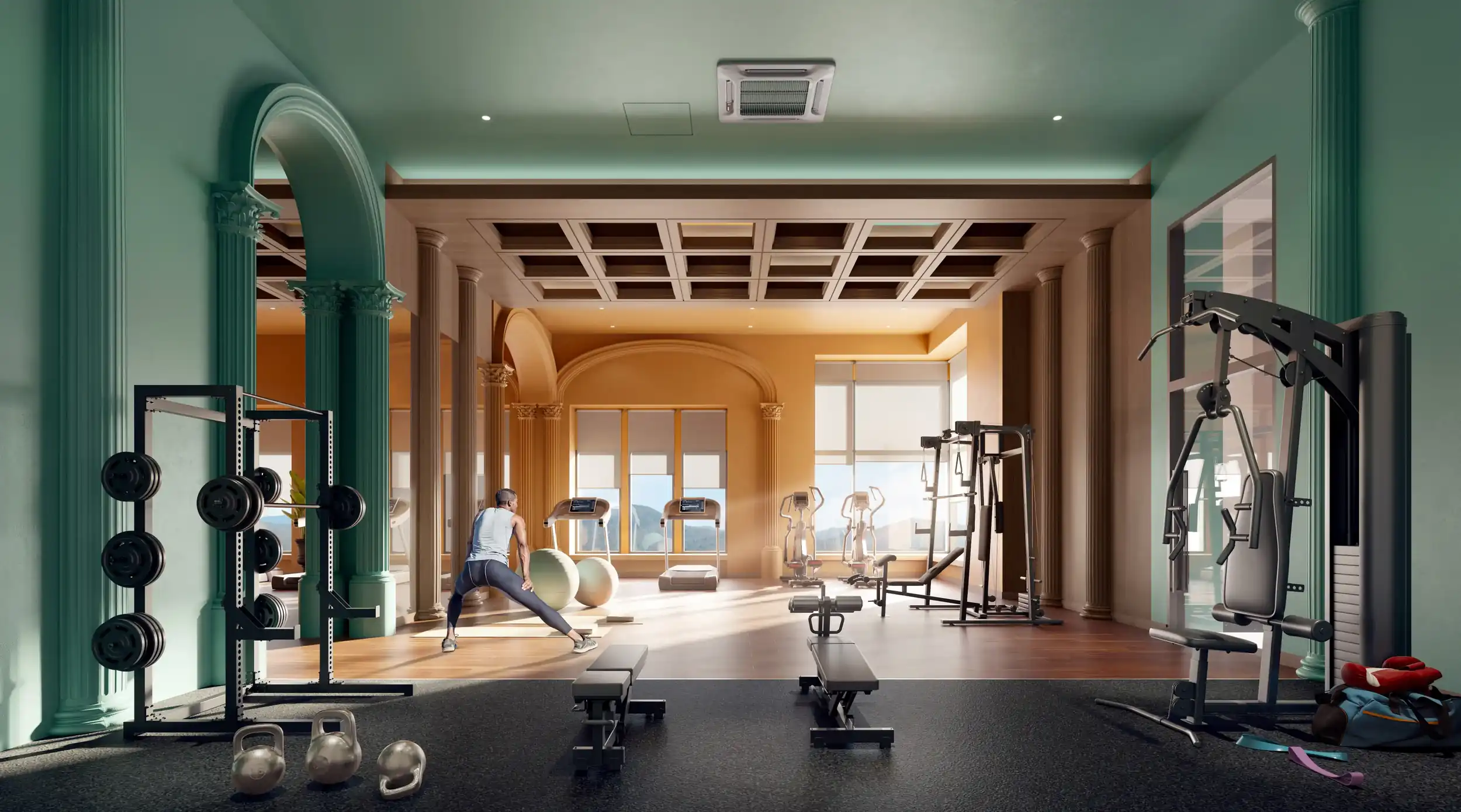 Fitness Loft gymnasium at The Aldenz Damansara Perdana