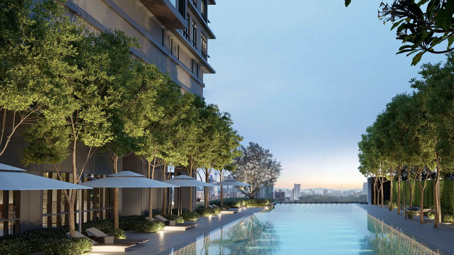 Khaya Residences 50m swimming pool facility