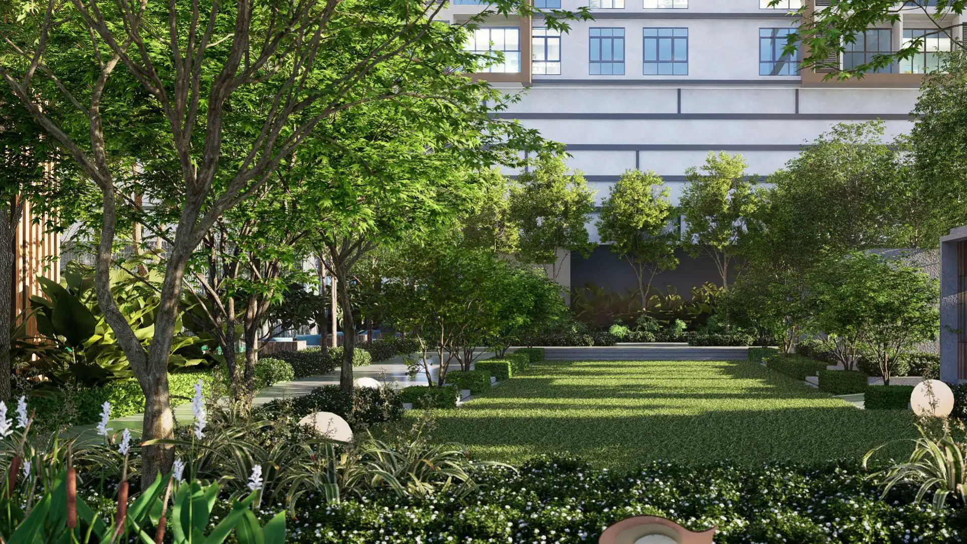 Khaya Residences Oasis Lawn facility