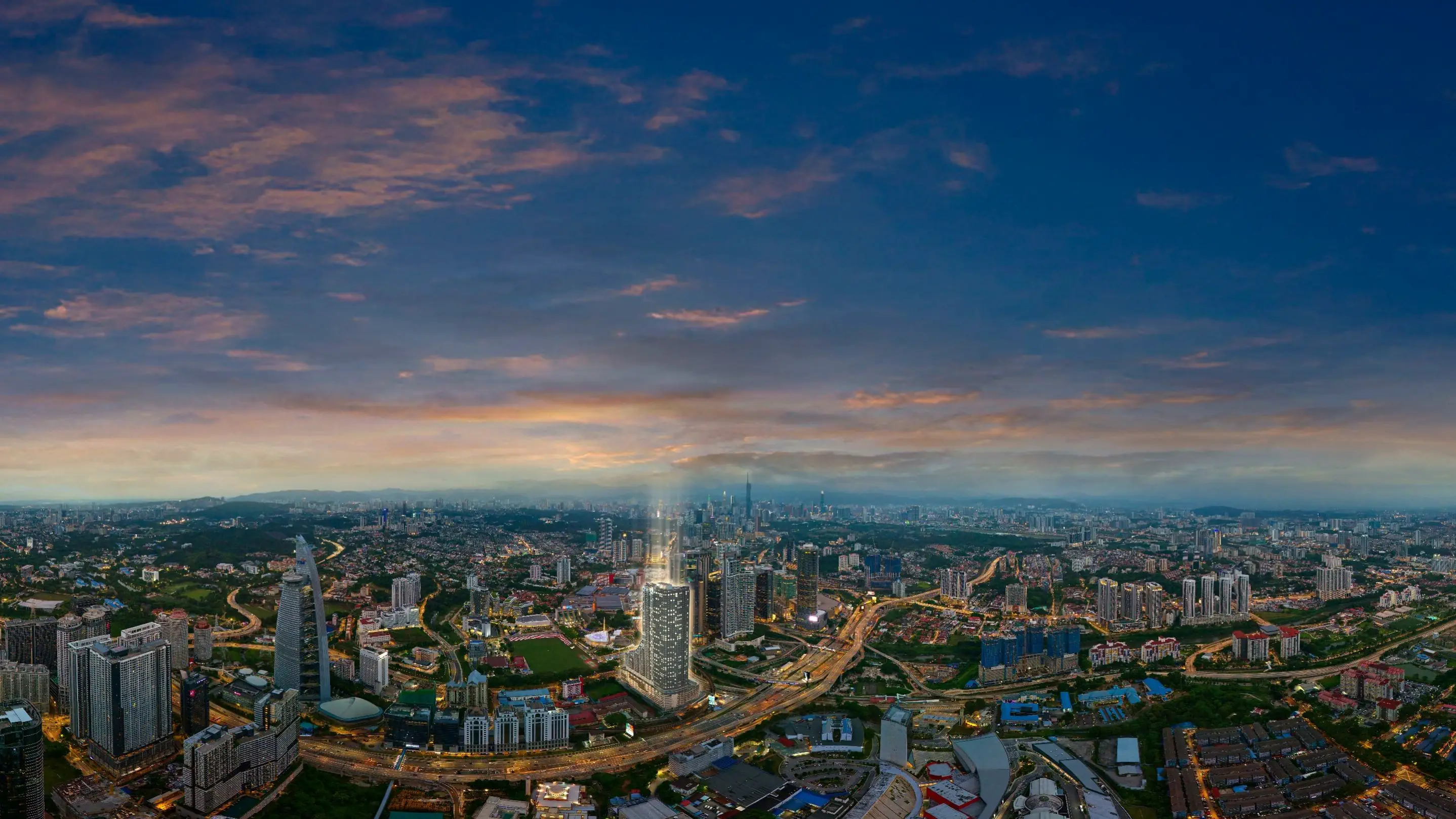 Khaya Residences aerial masterplan and surrounding Bangsar site