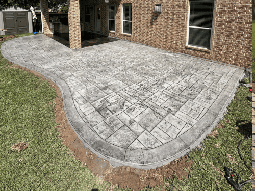 Stamped Concrete in Katy