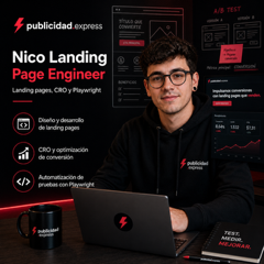 Nico Landing - Arquitecto Web Publicidad.Express
