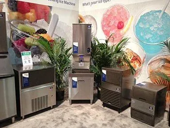 Ice machines in a commercial kitchen