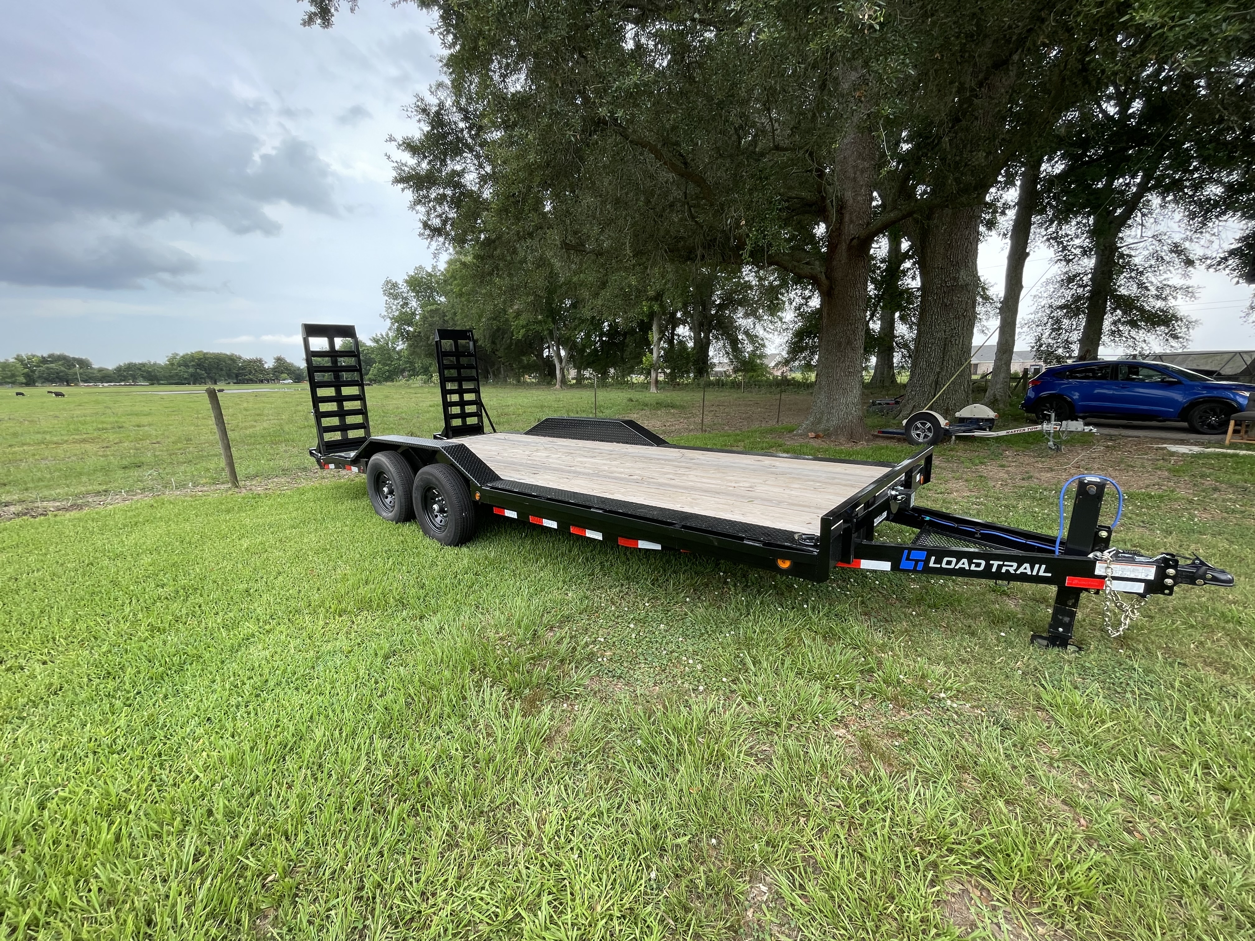 Trailer ready for pickup at A2Z Rentals LLC in Wilmer, AL