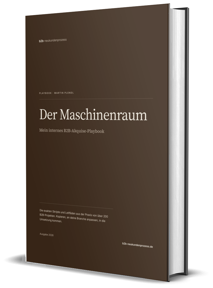 Der Maschinenraum, das interne B2B-Akquise-Playbook