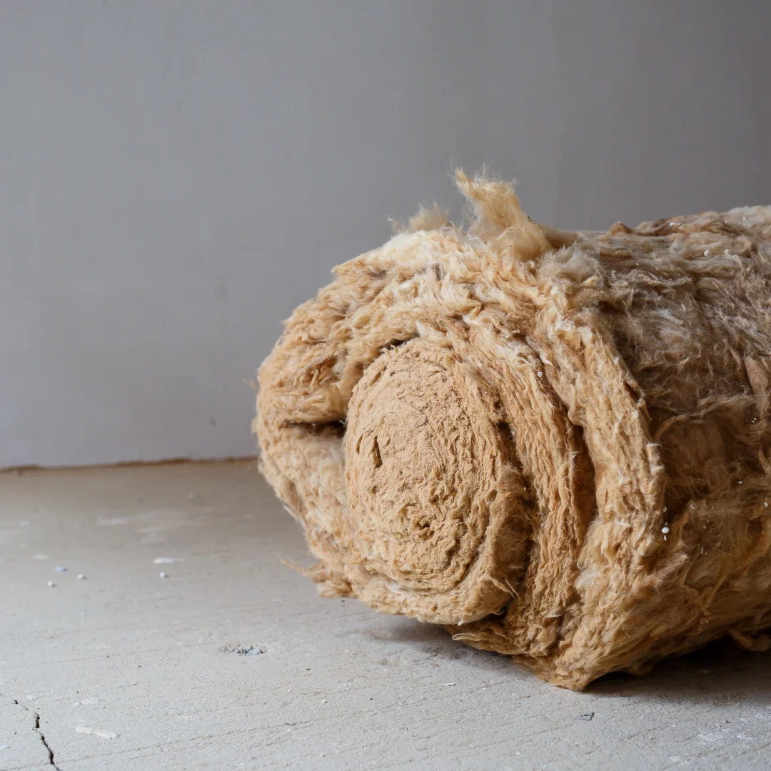 Roll of fiberglass insulation representing Blue Line Insulation's trusted service in Panama City FL