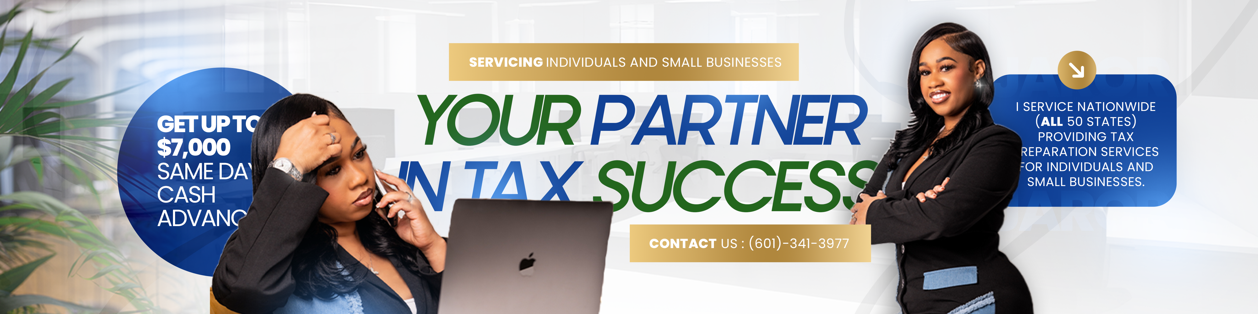 servicing individuals and small business, your partners in tax success