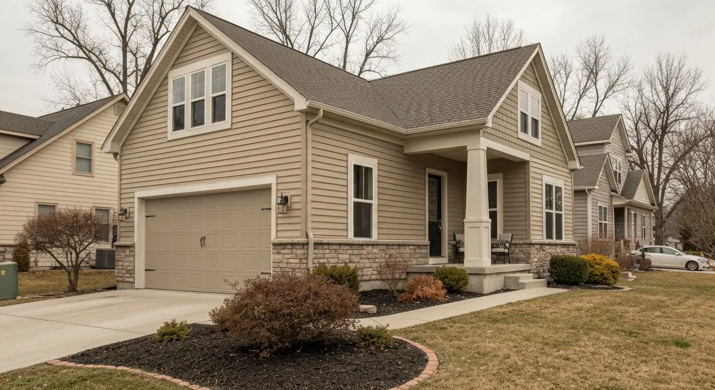 Home exterior curb appeal