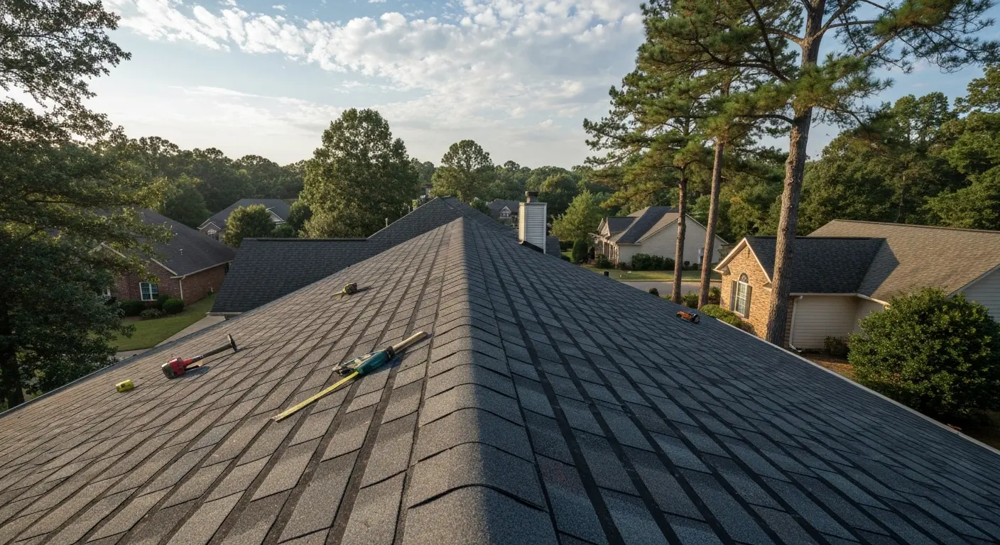 Shingle roofing installation