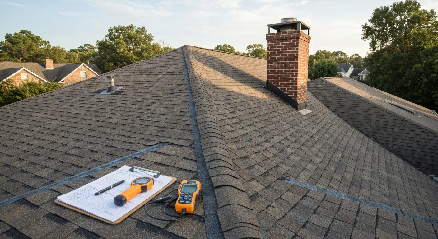 Detailed roof inspection process