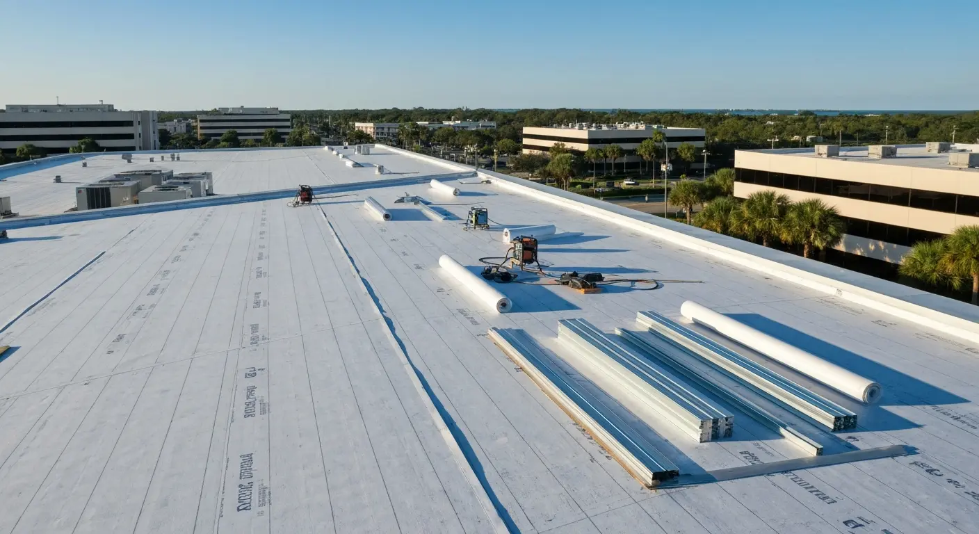Commercial roof project