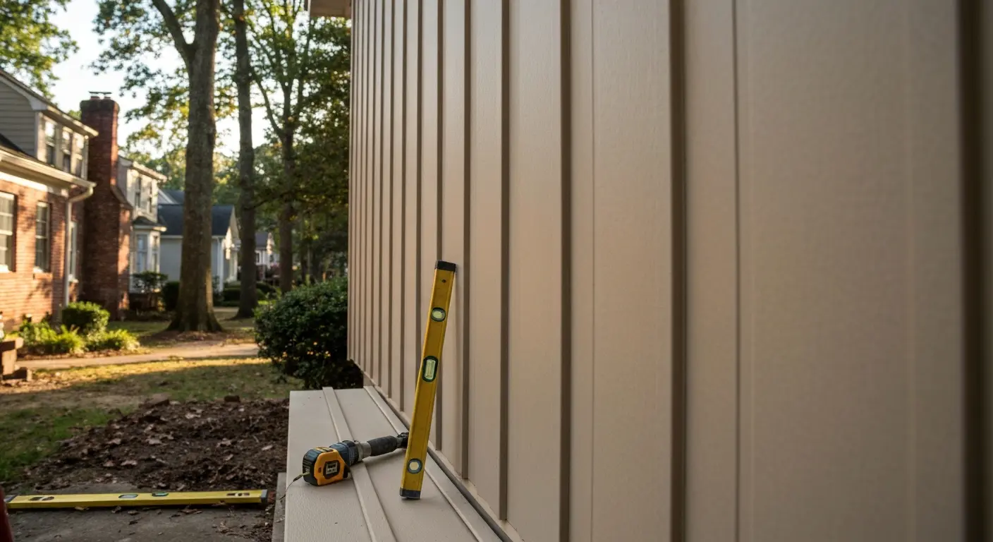 Siding replacement installation