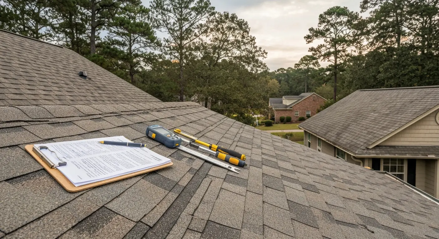 Detailed roof inspection