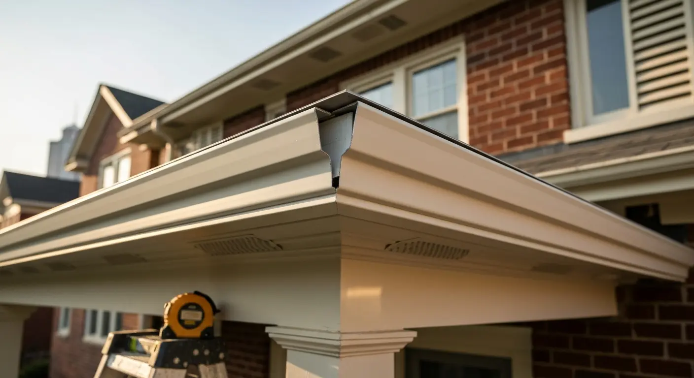 Fascia installation project