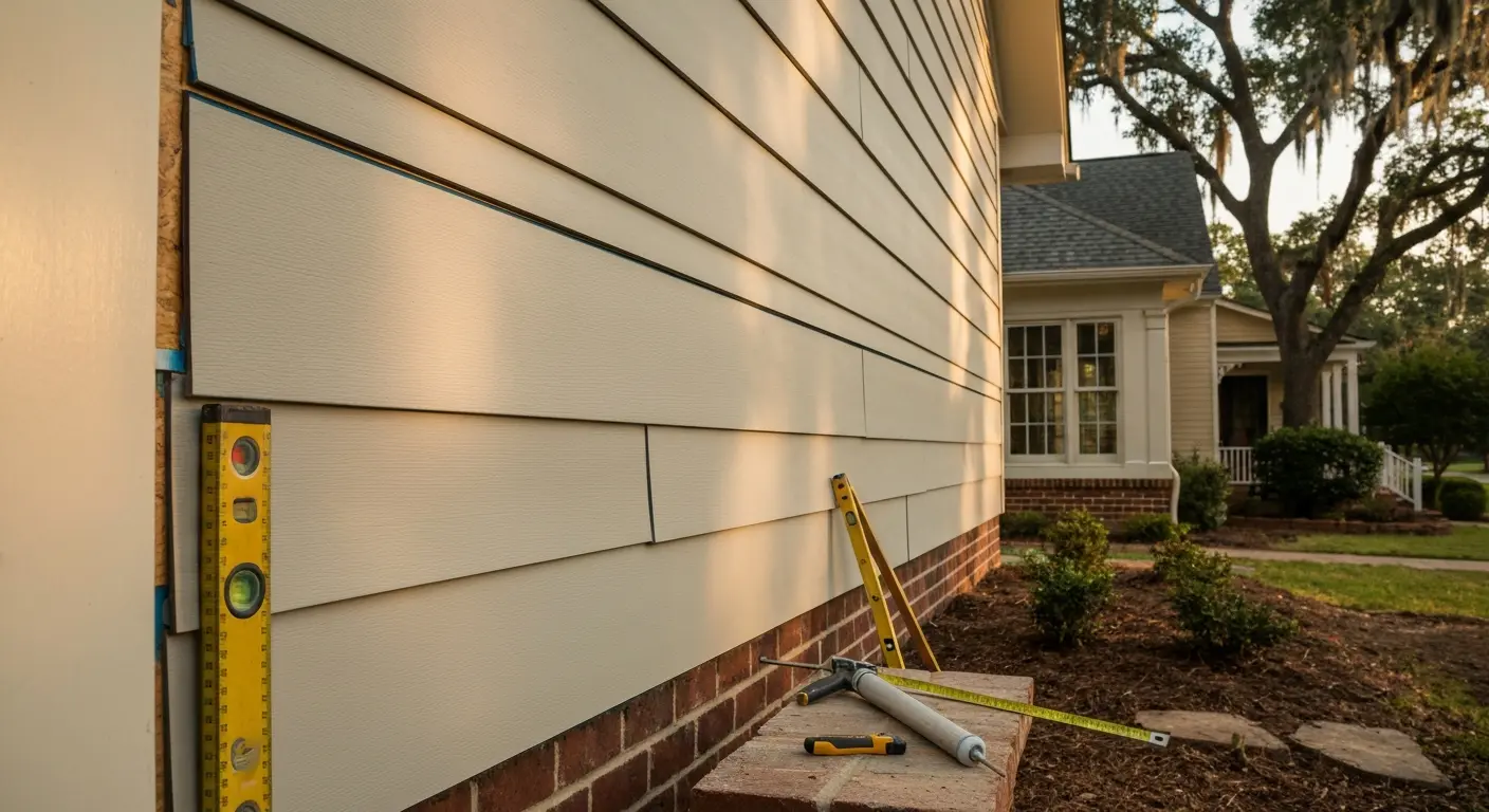 Siding installation