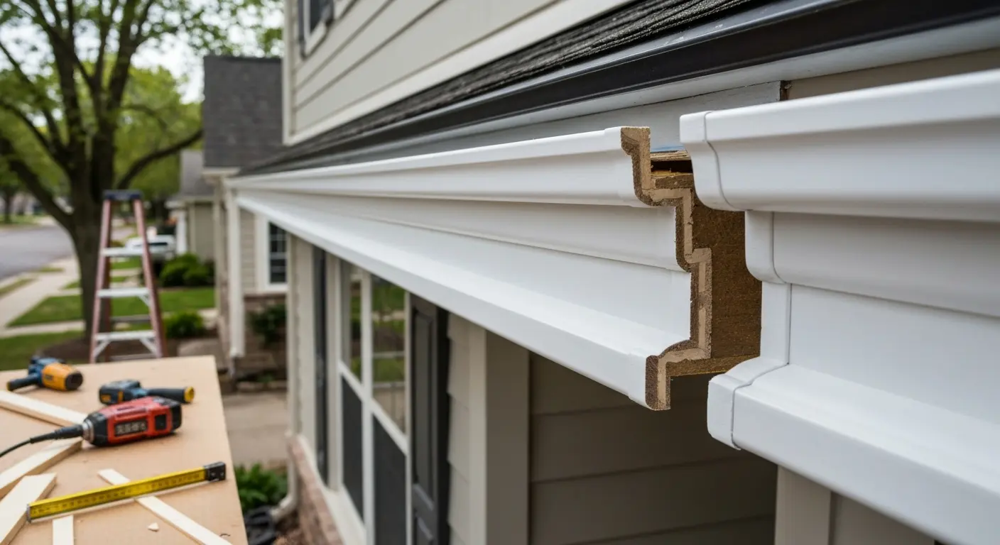 Exterior trim and fascia work