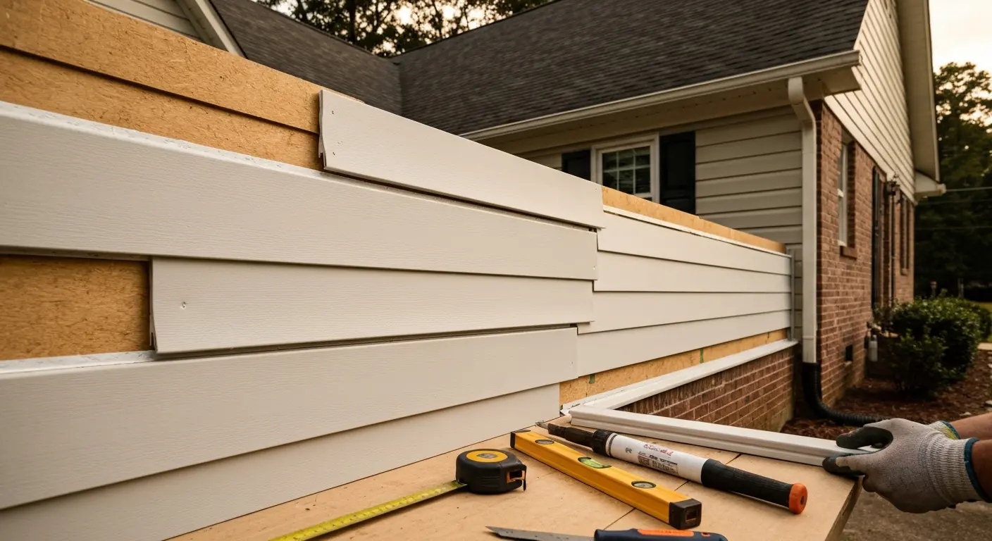 Siding installation