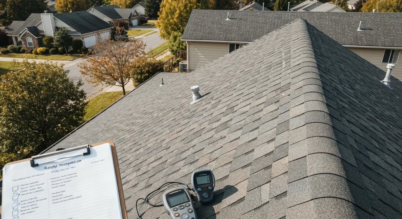 Roof inspection report