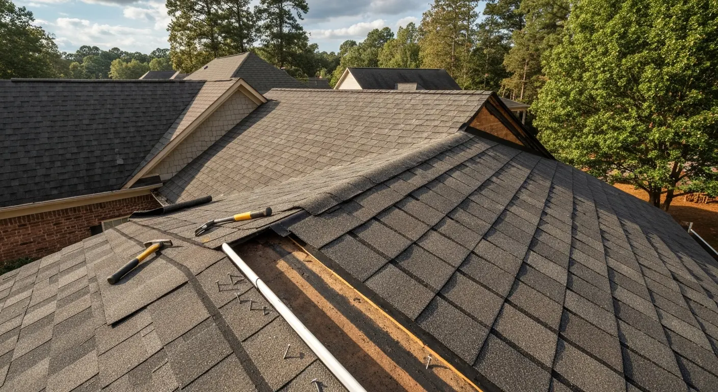 Roof replacement project