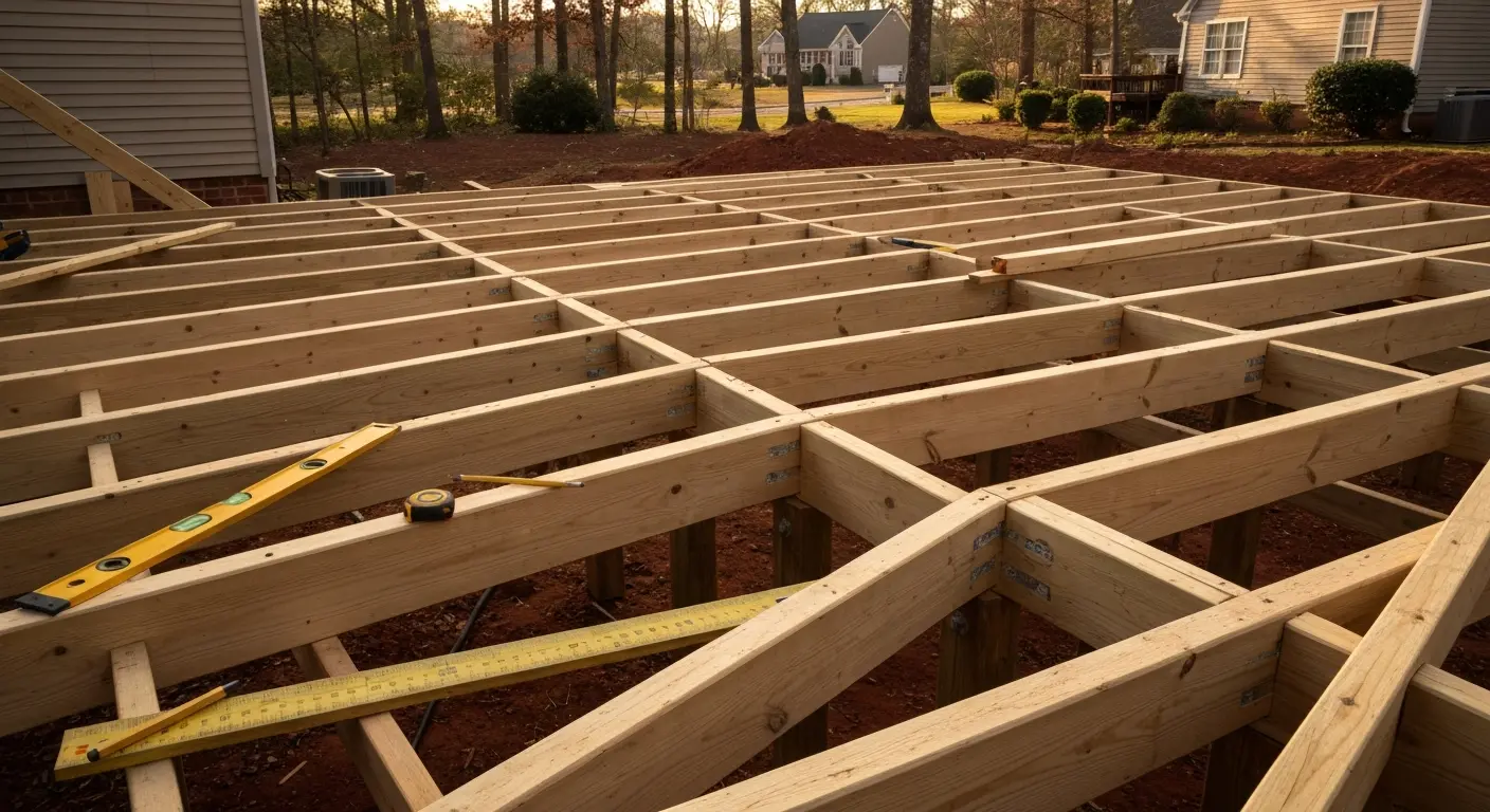 Deck construction and framing