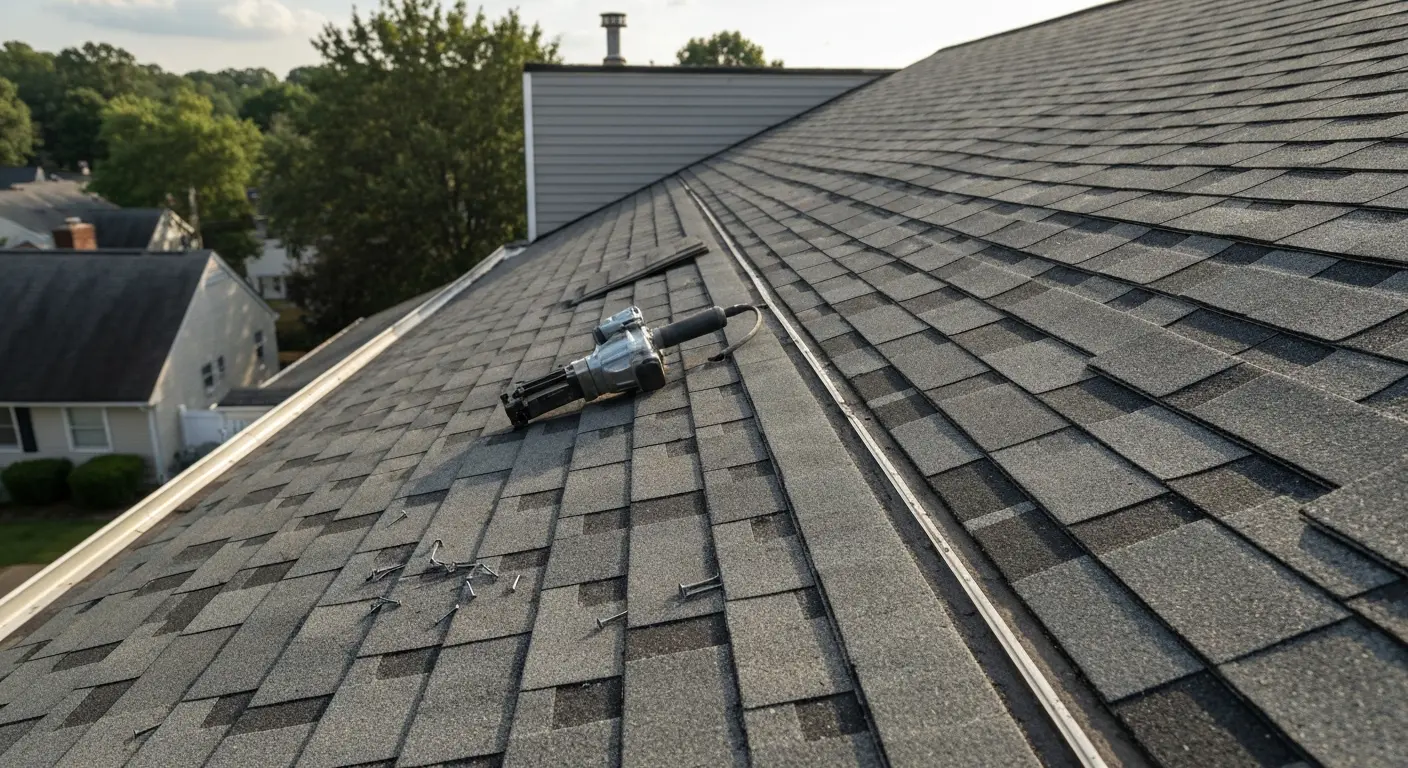 Full roof replacement installation