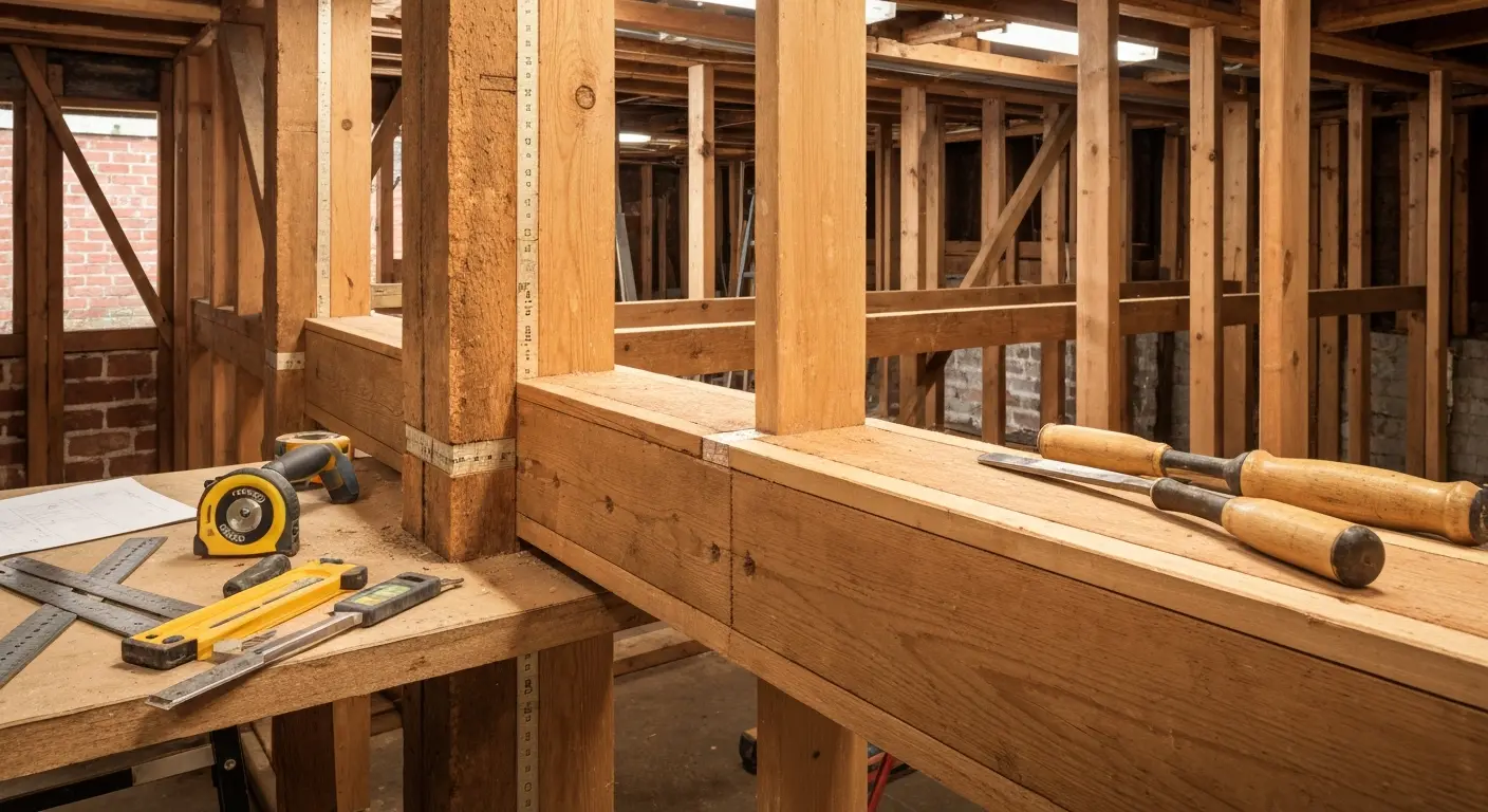 Framing repair and wood restoration work