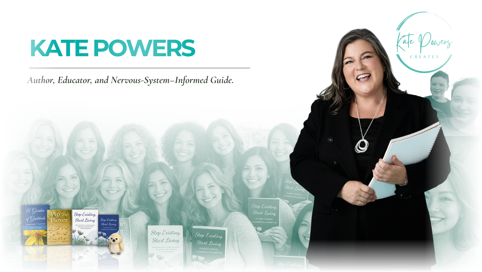 Kate Powers — author, educator, and nervous-system-informed guide