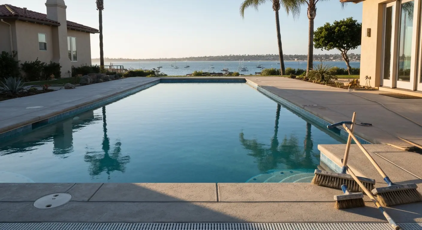 Custom gunite pool construction