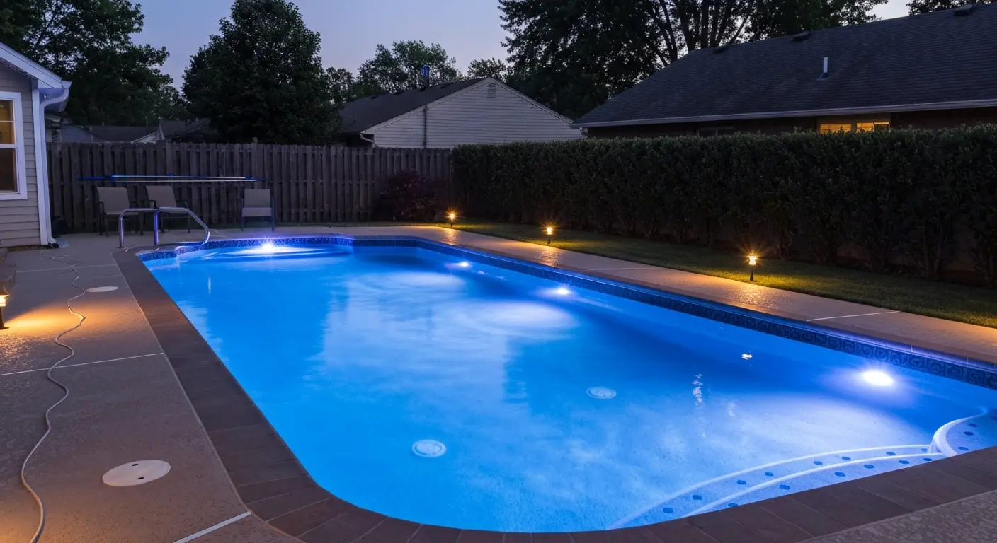 Pool lighting upgrade