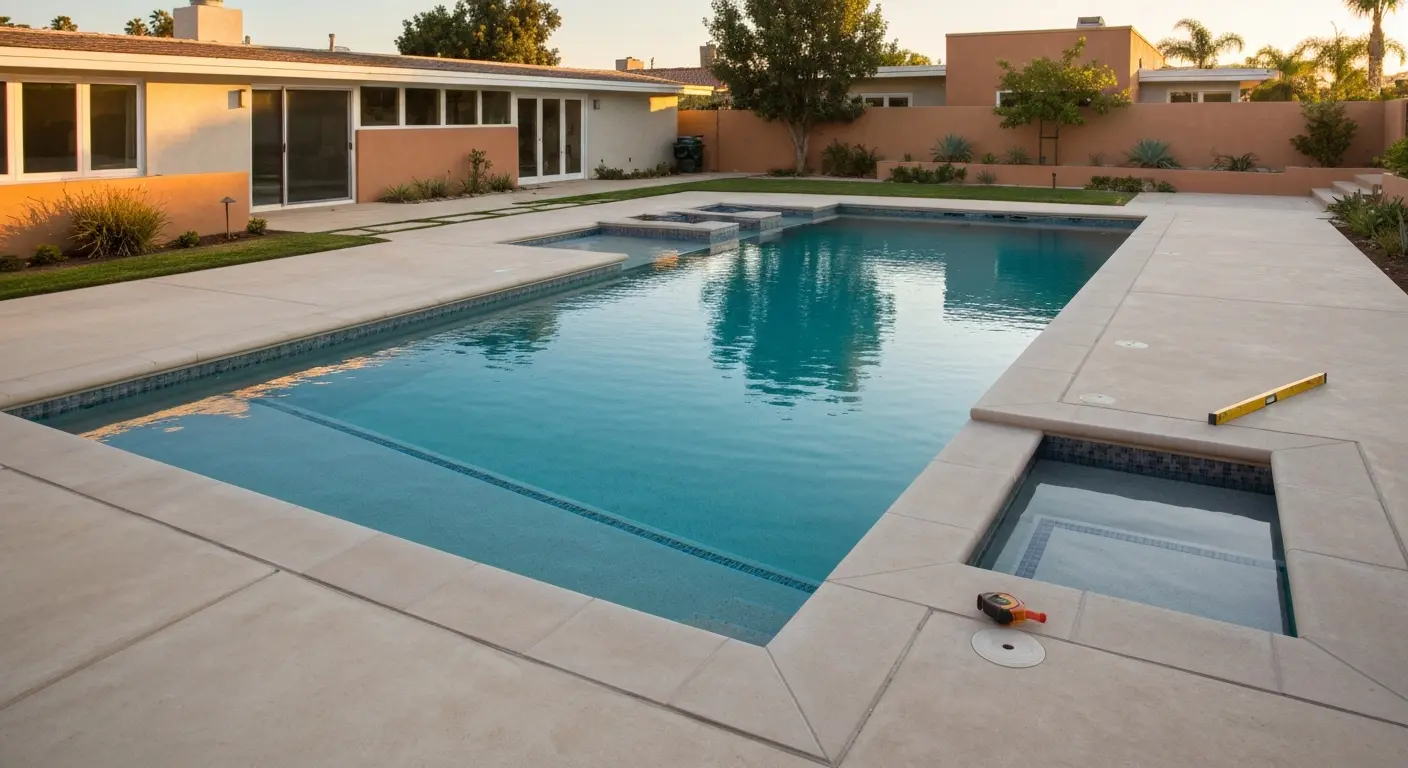 Contemporary pool design