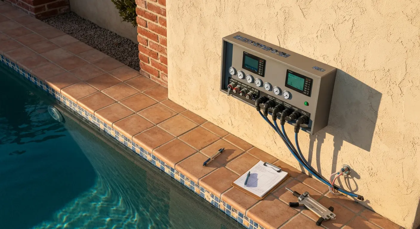 Pool equipment installation
