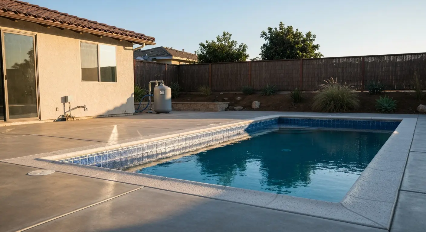 New pool construction project