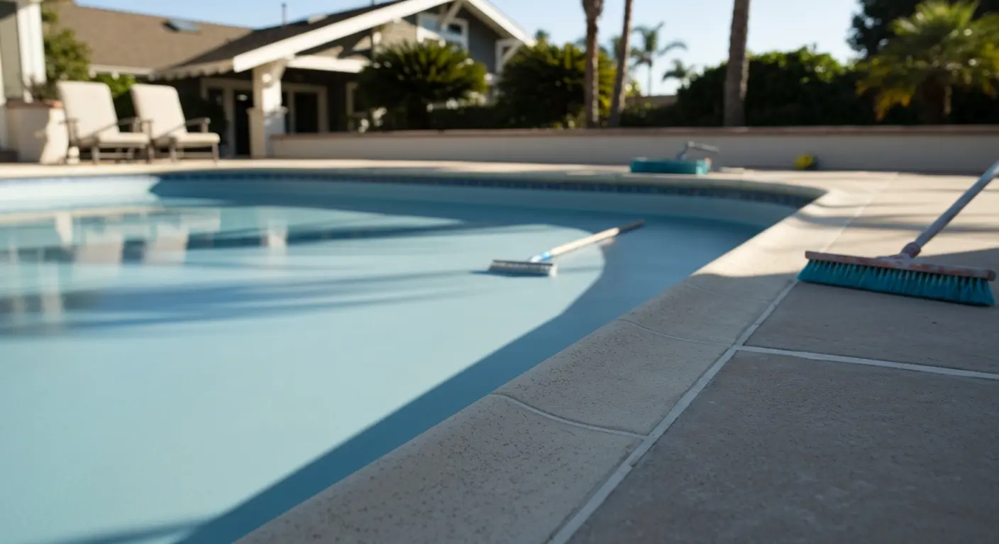 Pool resurfacing project