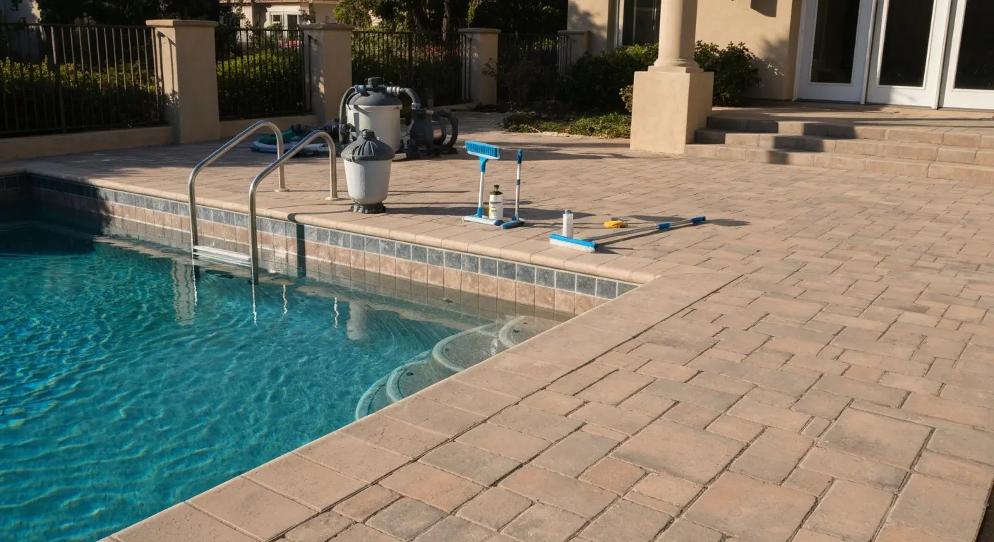 Pool remodeling before and after