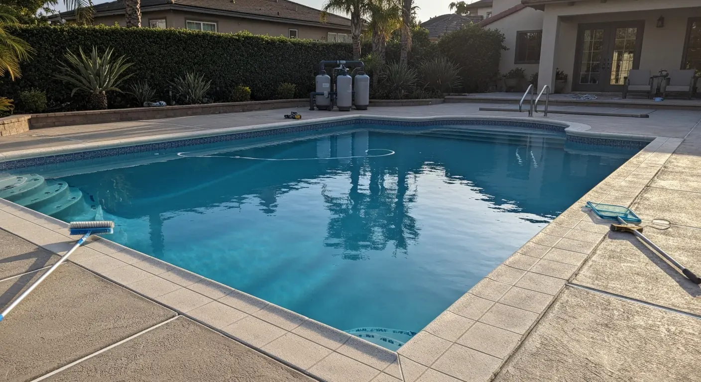 Pool renovation and resurfacing work