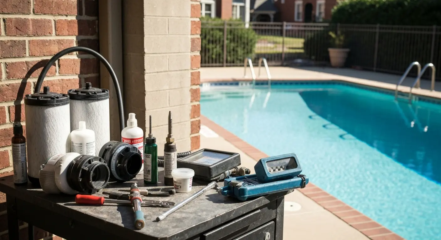 Pool repair and maintenance services