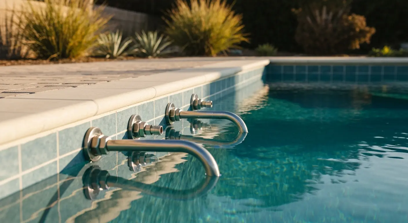 Pool and spa jet integration