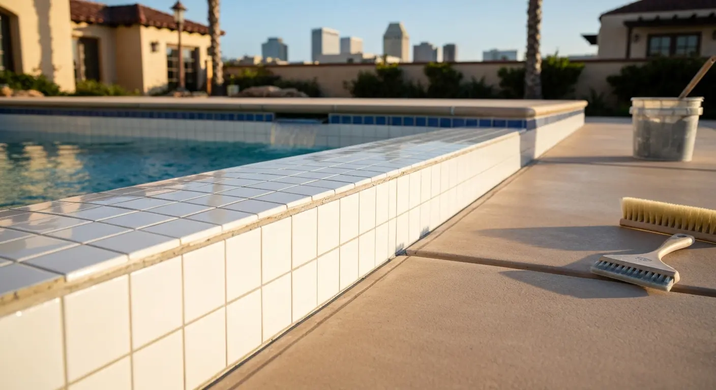 Pool remodeling in downtown San Diego