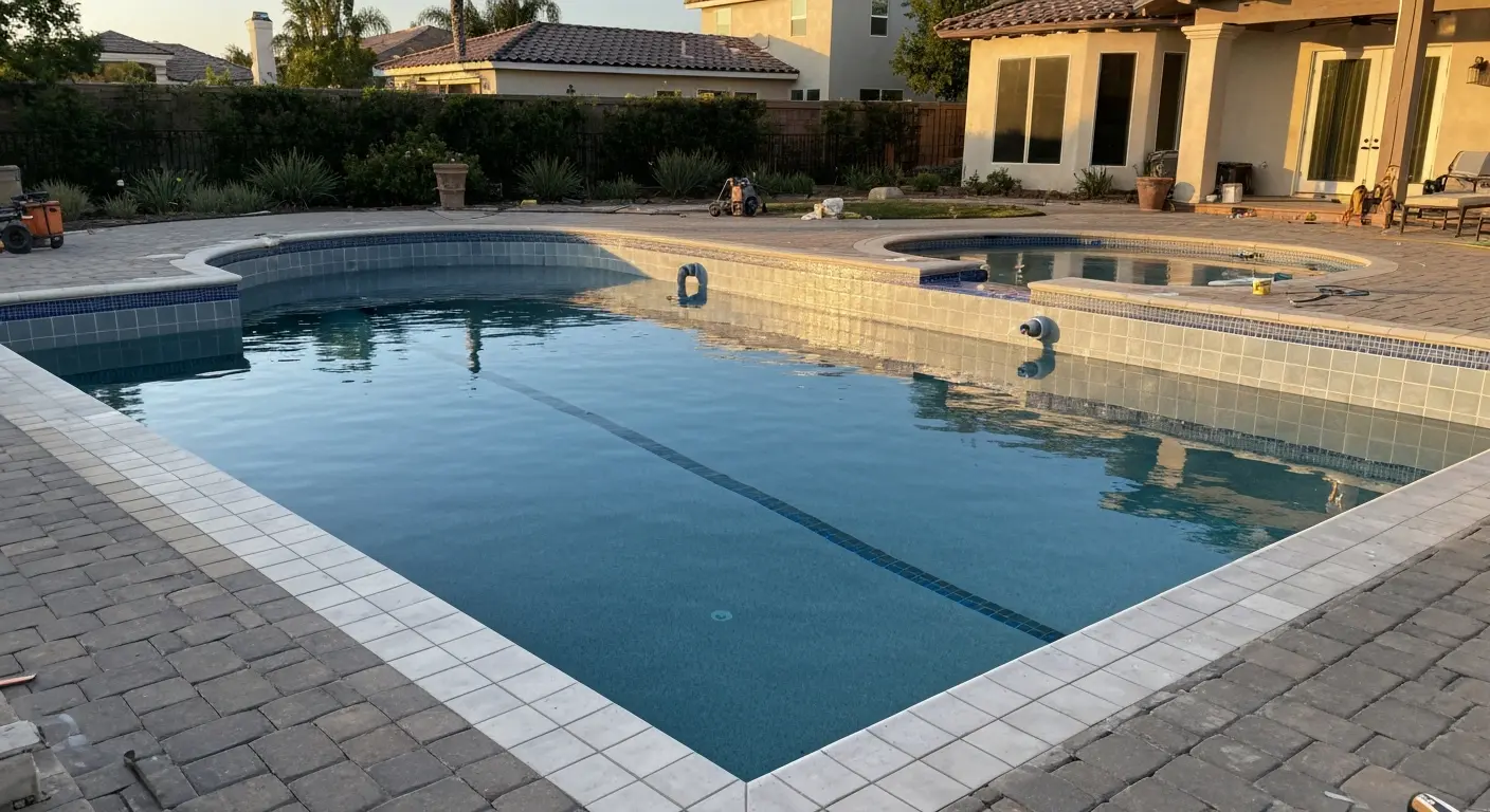 Pool remodeling in Rancho Bernardo