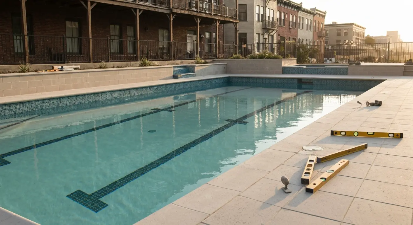 Pool construction Gaslamp