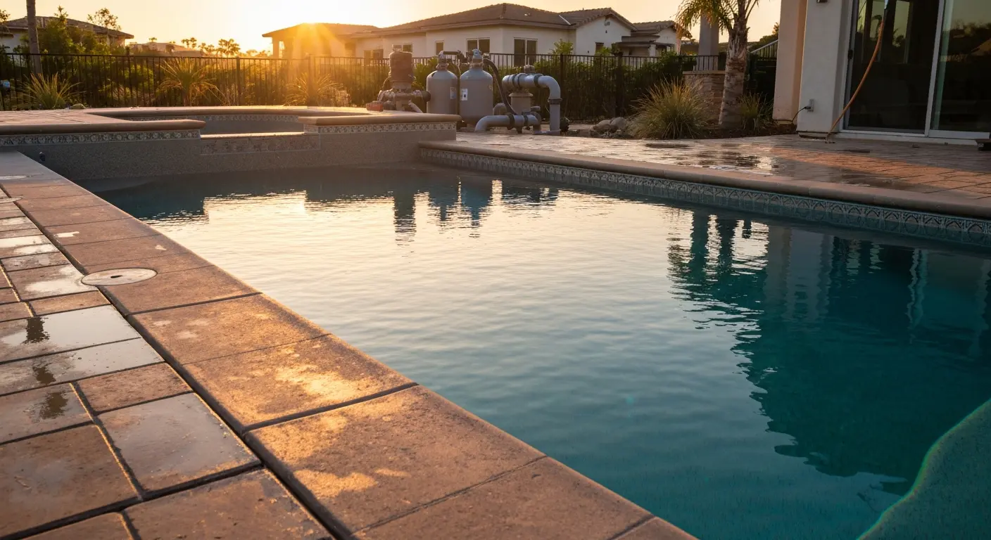 New pool construction project