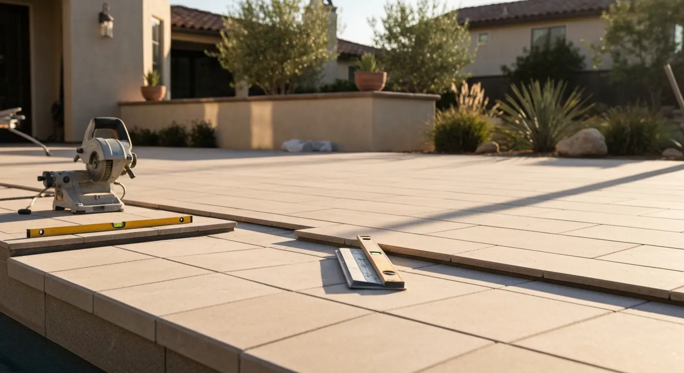 Pool deck and coping renovation