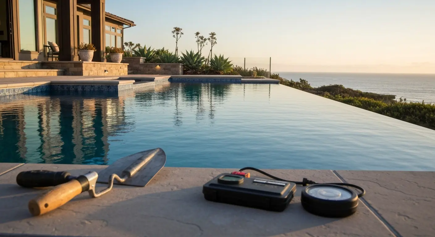 Custom pool construction