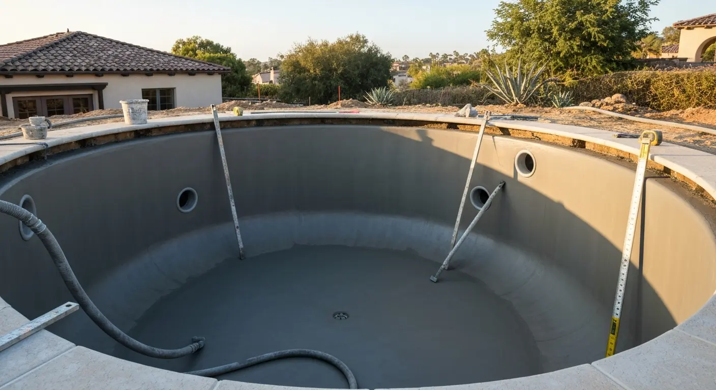 Custom pool construction