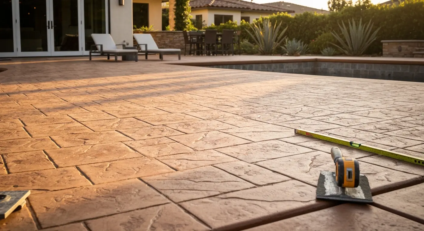 Pool deck renovation