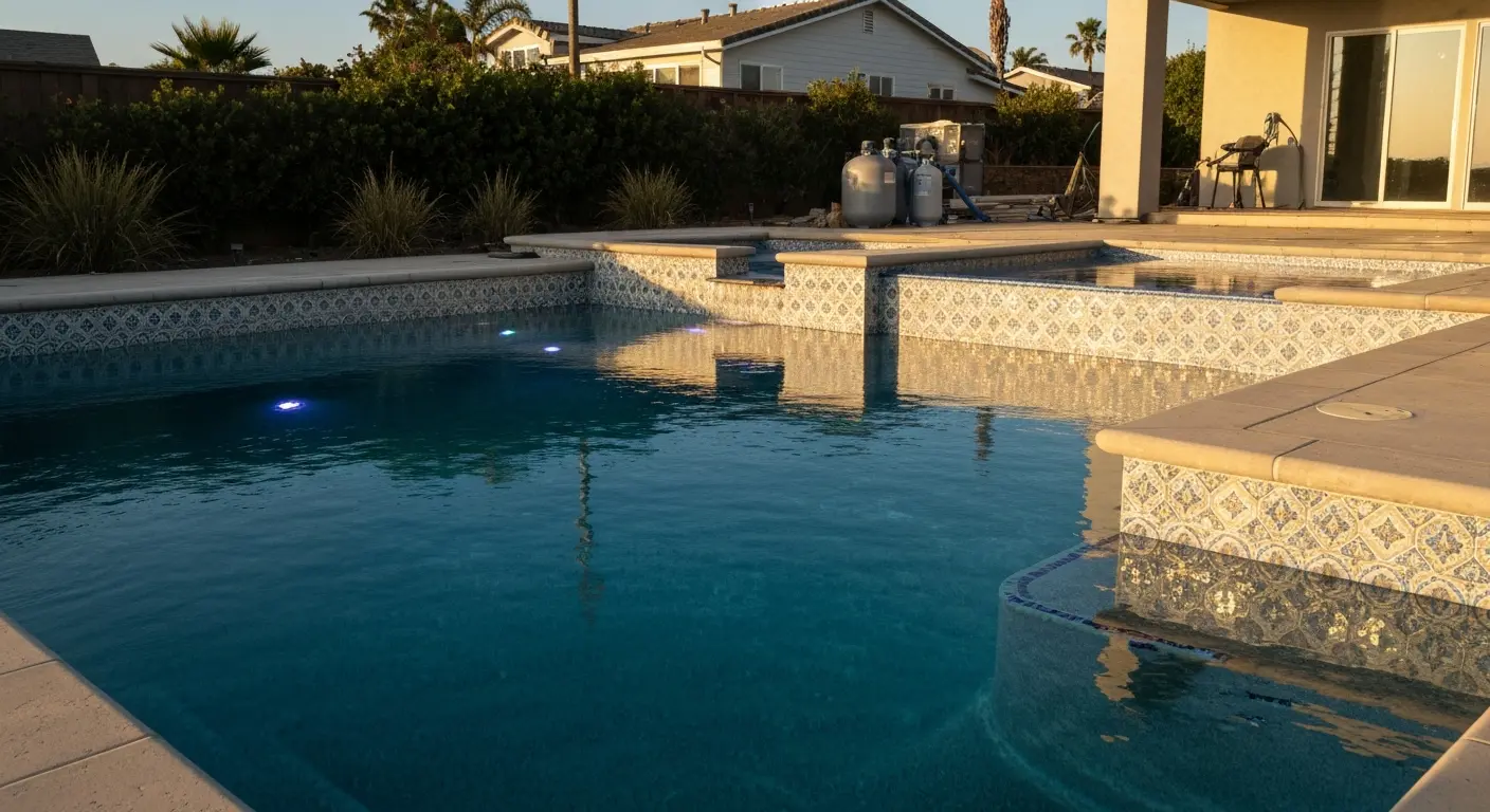 Custom pool construction